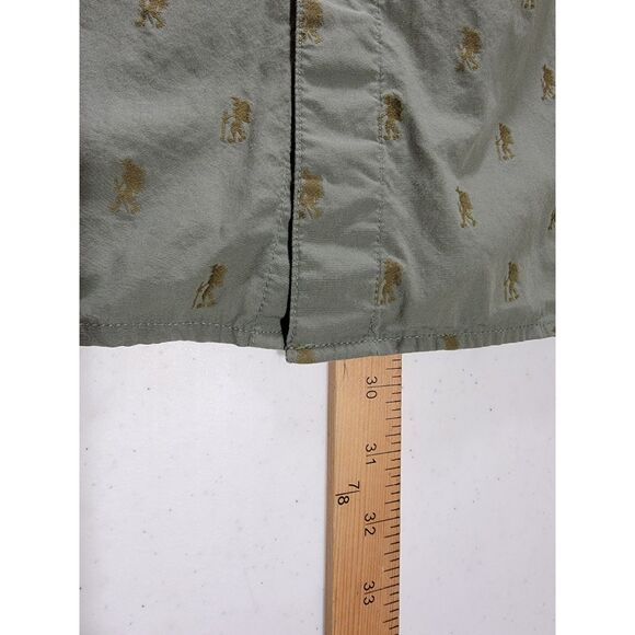 North Face Men's AOP All Over Print Short Sleeve Button Shirt - Large - Picture 4 of 6